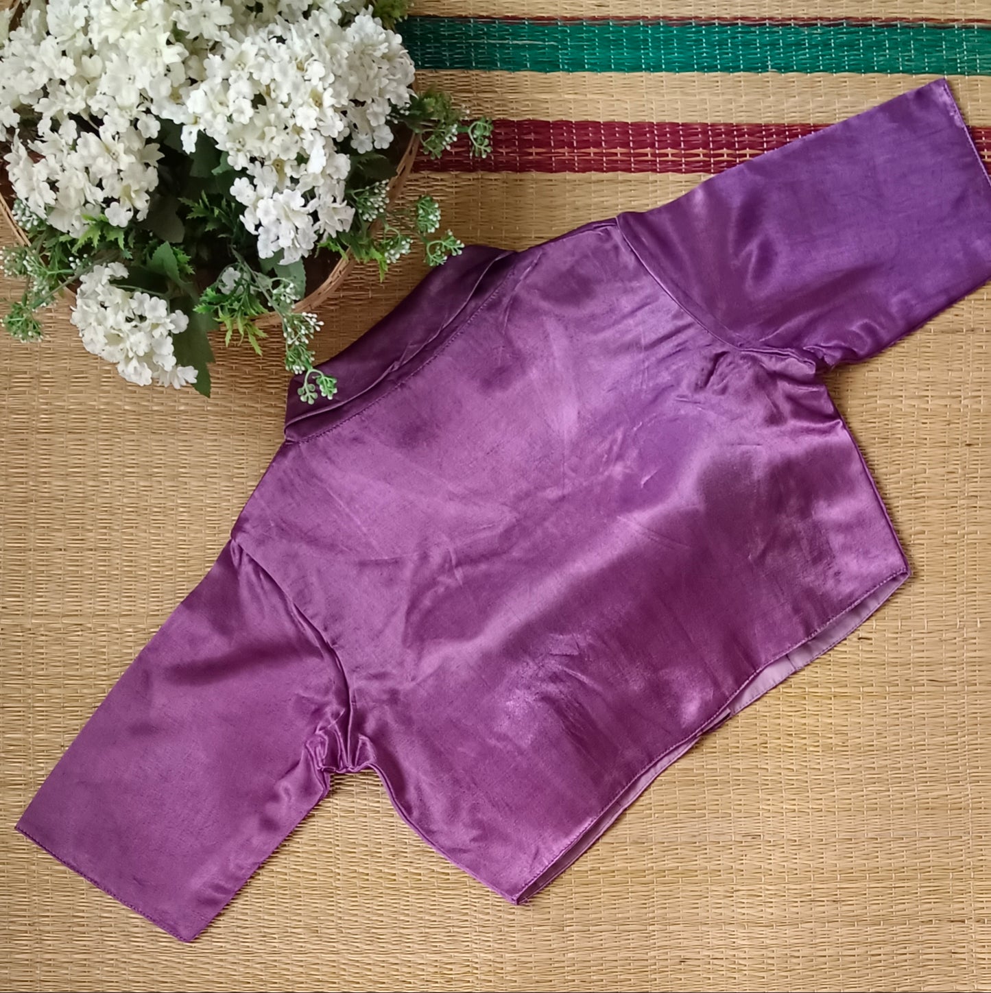 Lavender Collar Neck Blouse