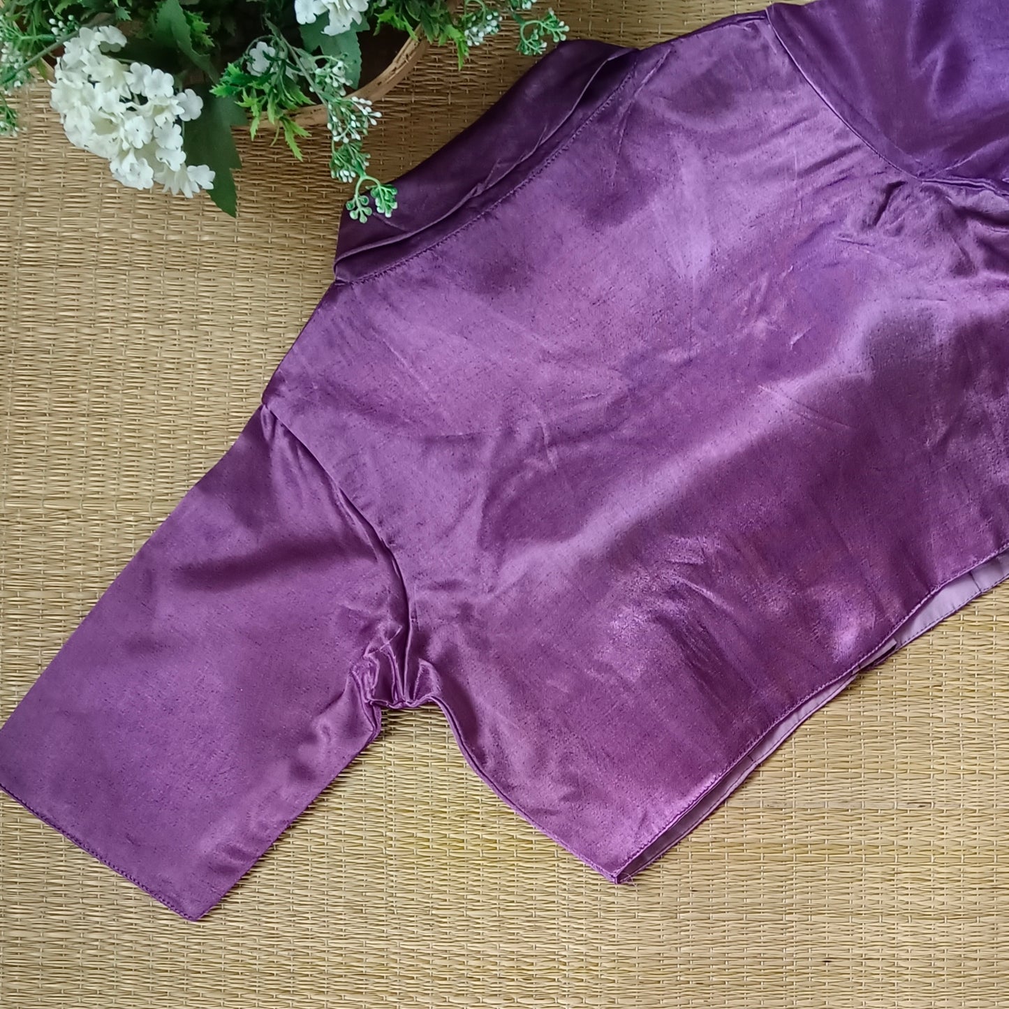 Lavender Collar Neck Blouse