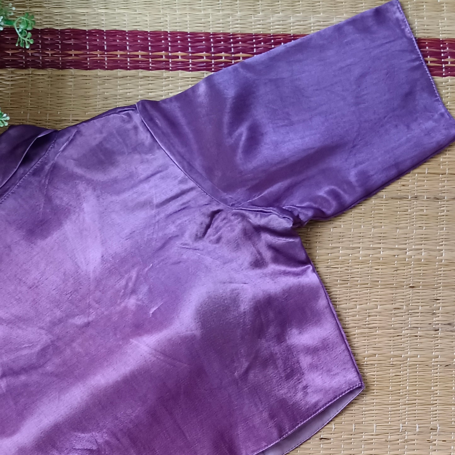 Lavender Collar Neck Blouse