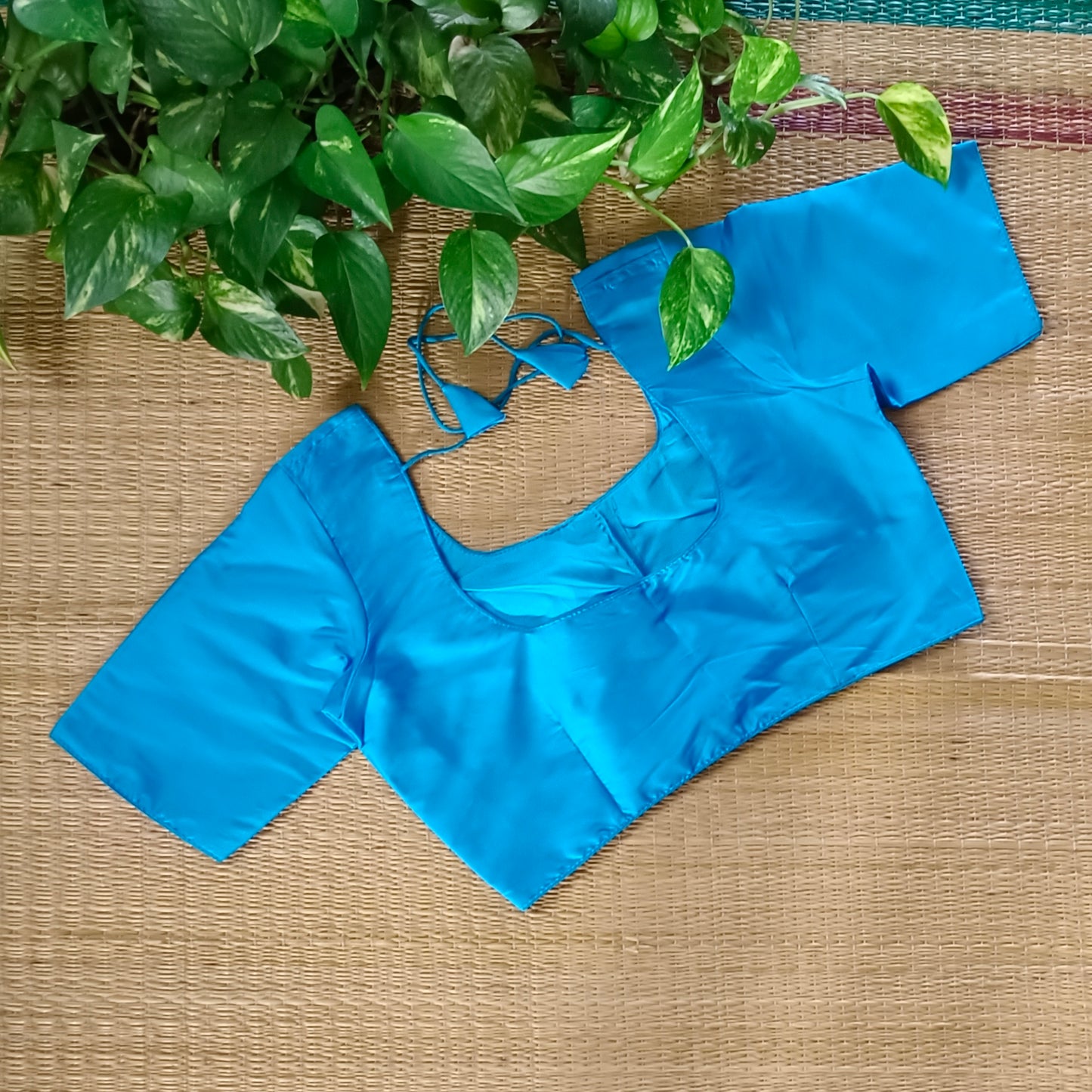 Classic Blue Plain Blouse