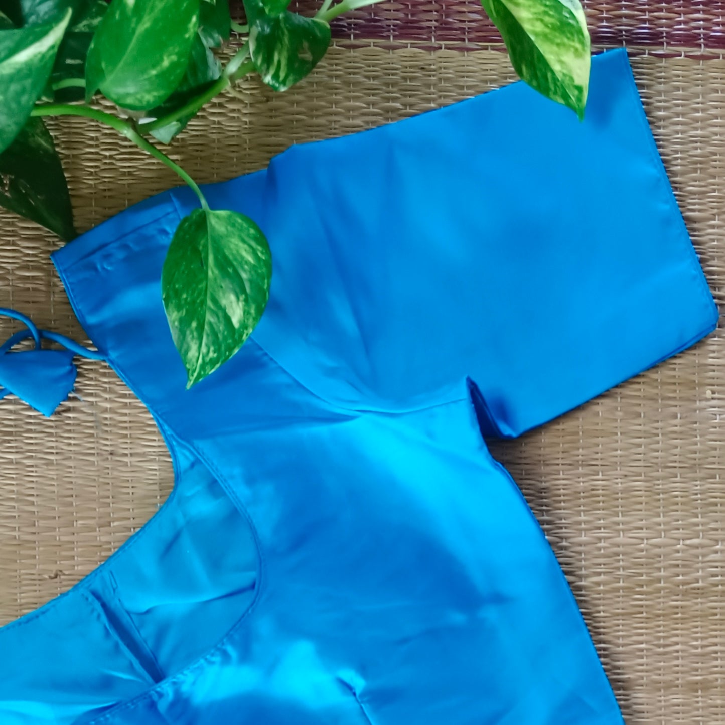 Classic Blue Plain Blouse