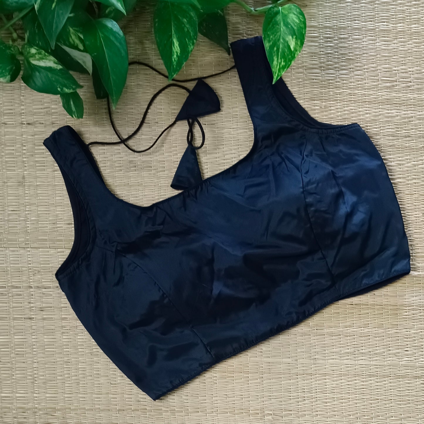 Classic Black Sleeveless Blouse (with attachable sleeves)