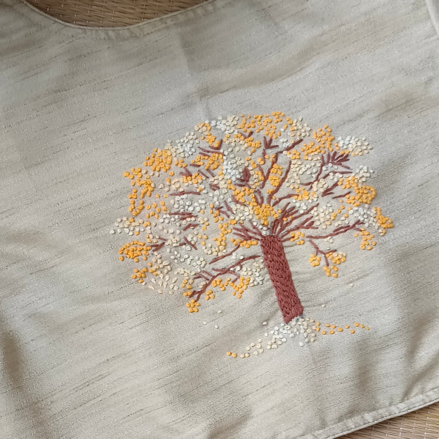 Golden Knot Work Blouse