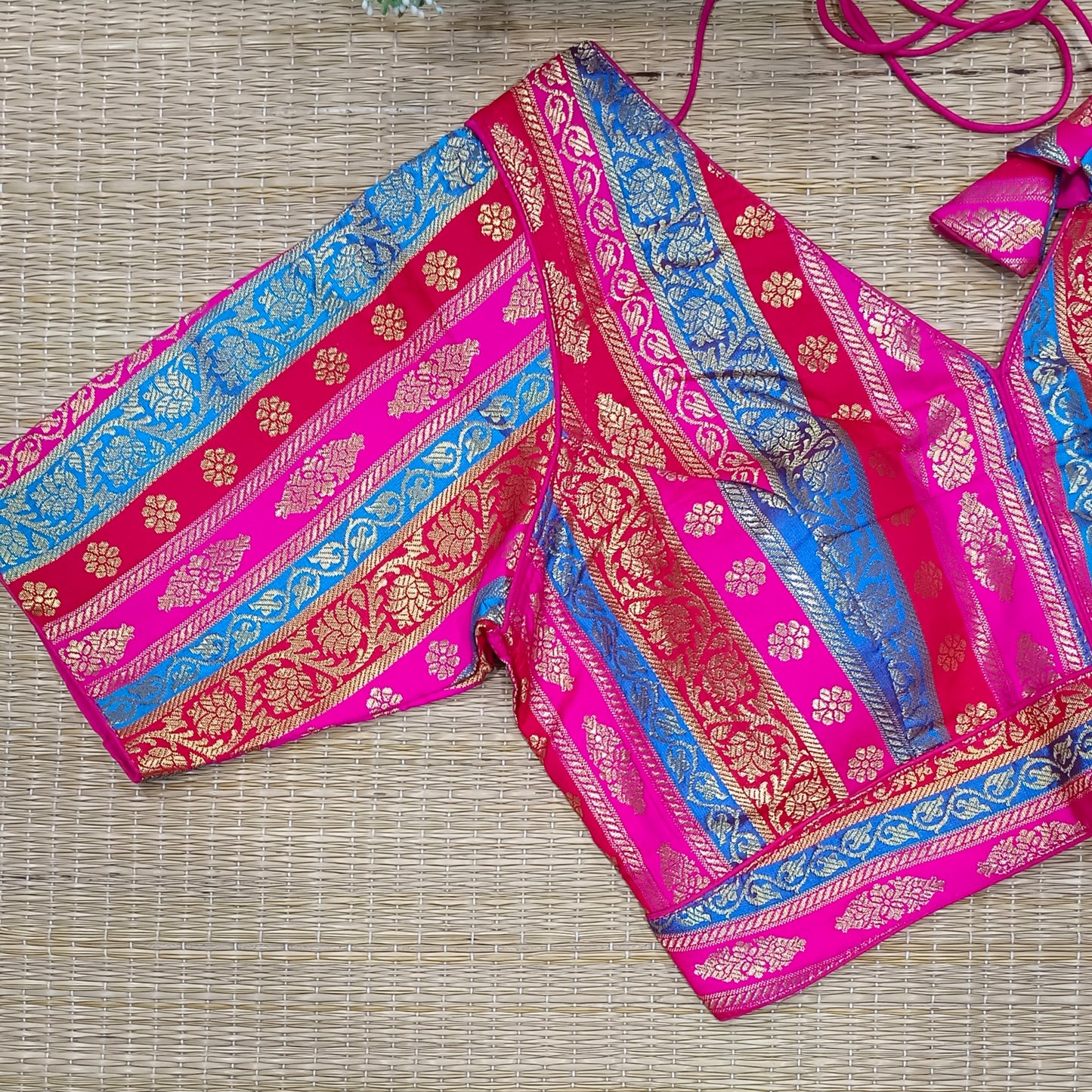 Multicolor Brocade Blouse