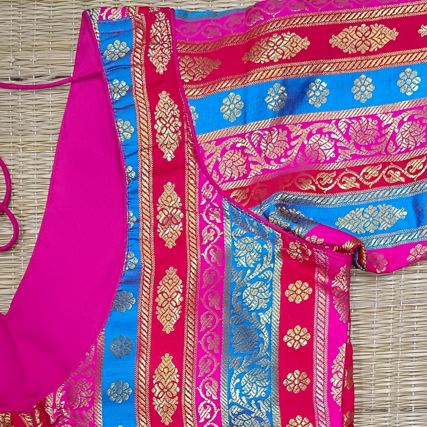 Multicolor Brocade Blouse