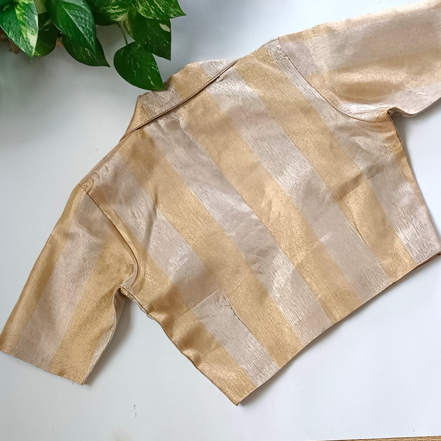 Golden 2 Piece Koti Blouse