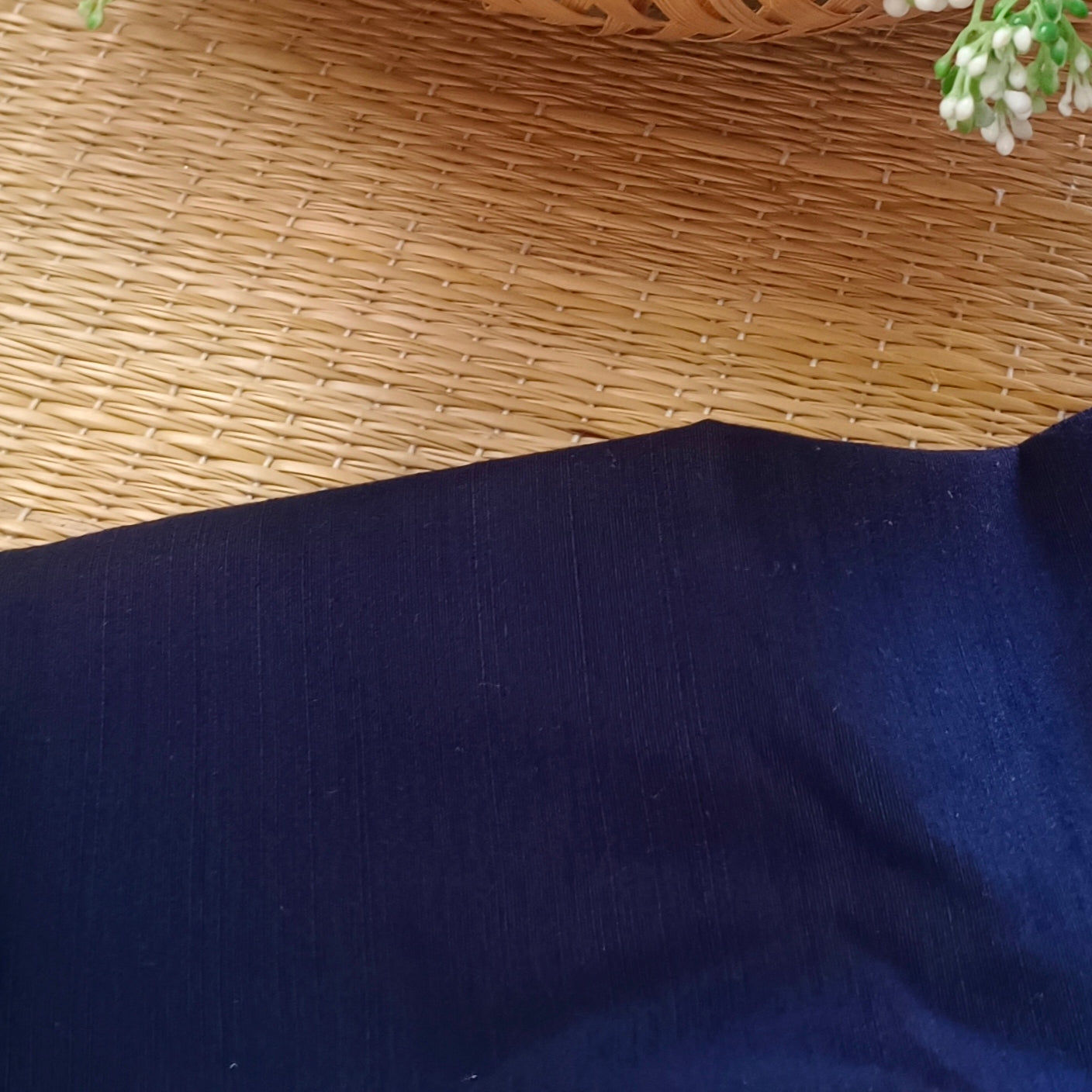 Classic Navy Blue plain flexi fit blouse