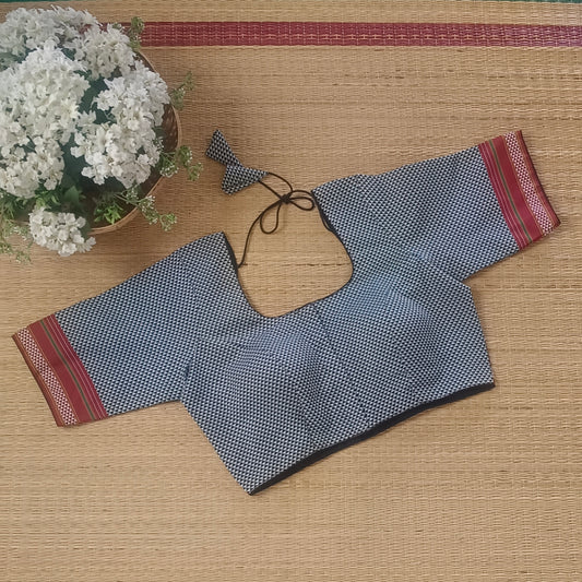 Grey Kodiyal Cotton Blouse
