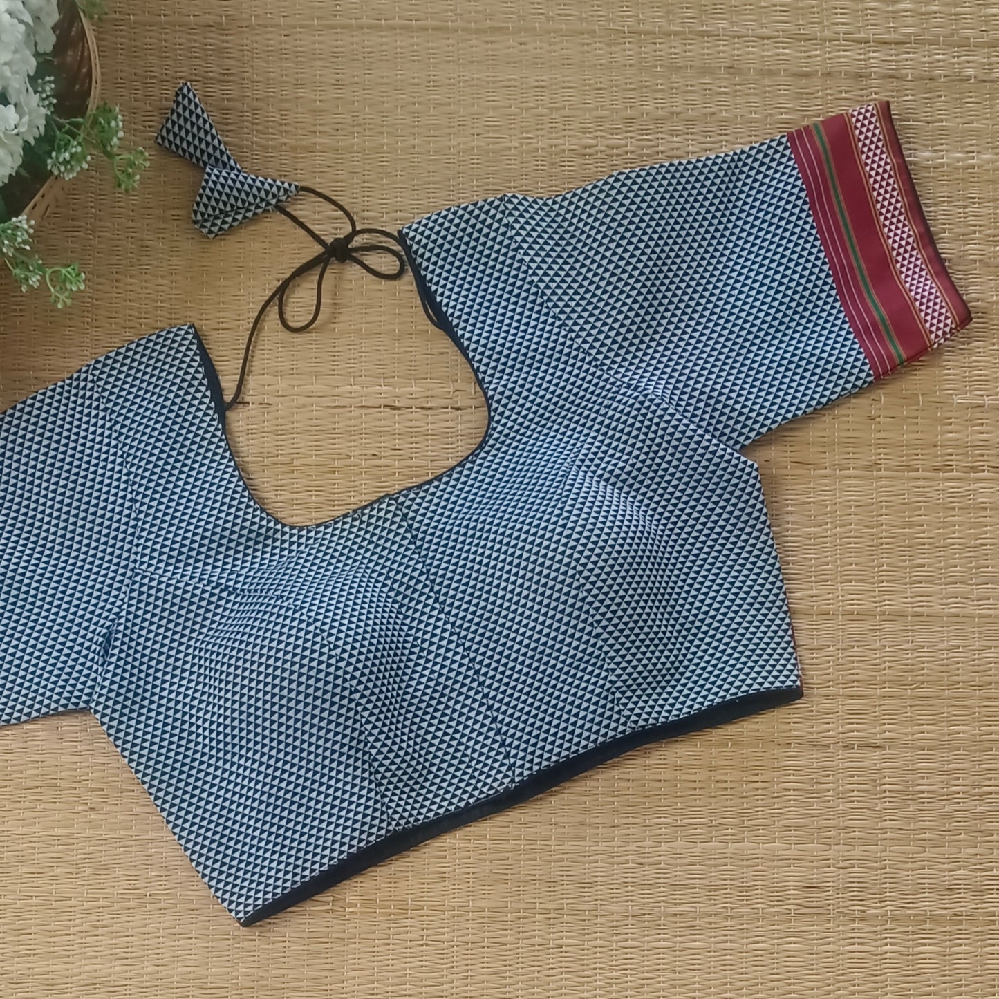 Grey Kodiyal Cotton Blouse