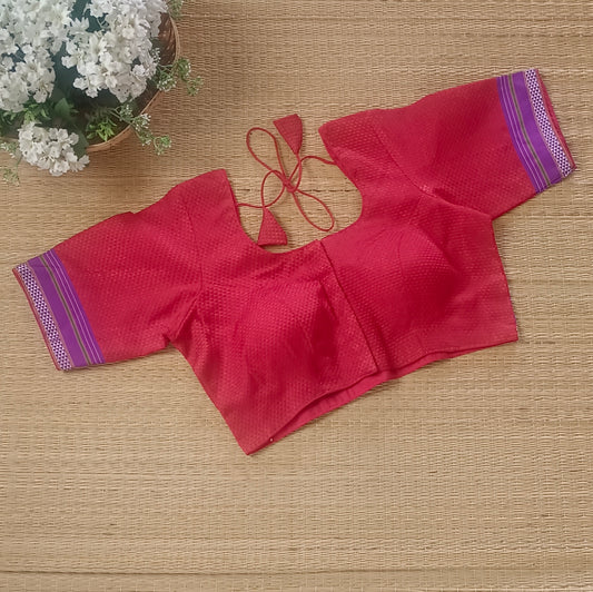 Red Kodiyal Cotton Blouse