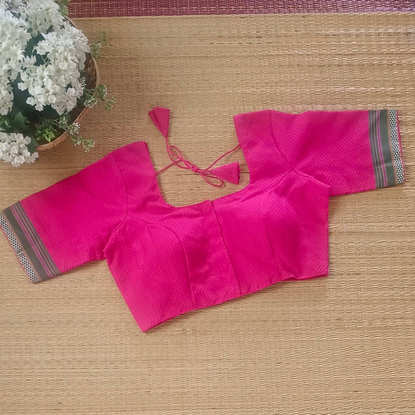 Rani Pink Kodiyal Cotton Blouse