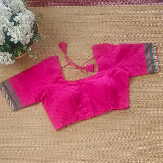 Rani Pink Kodiyal Cotton Blouse
