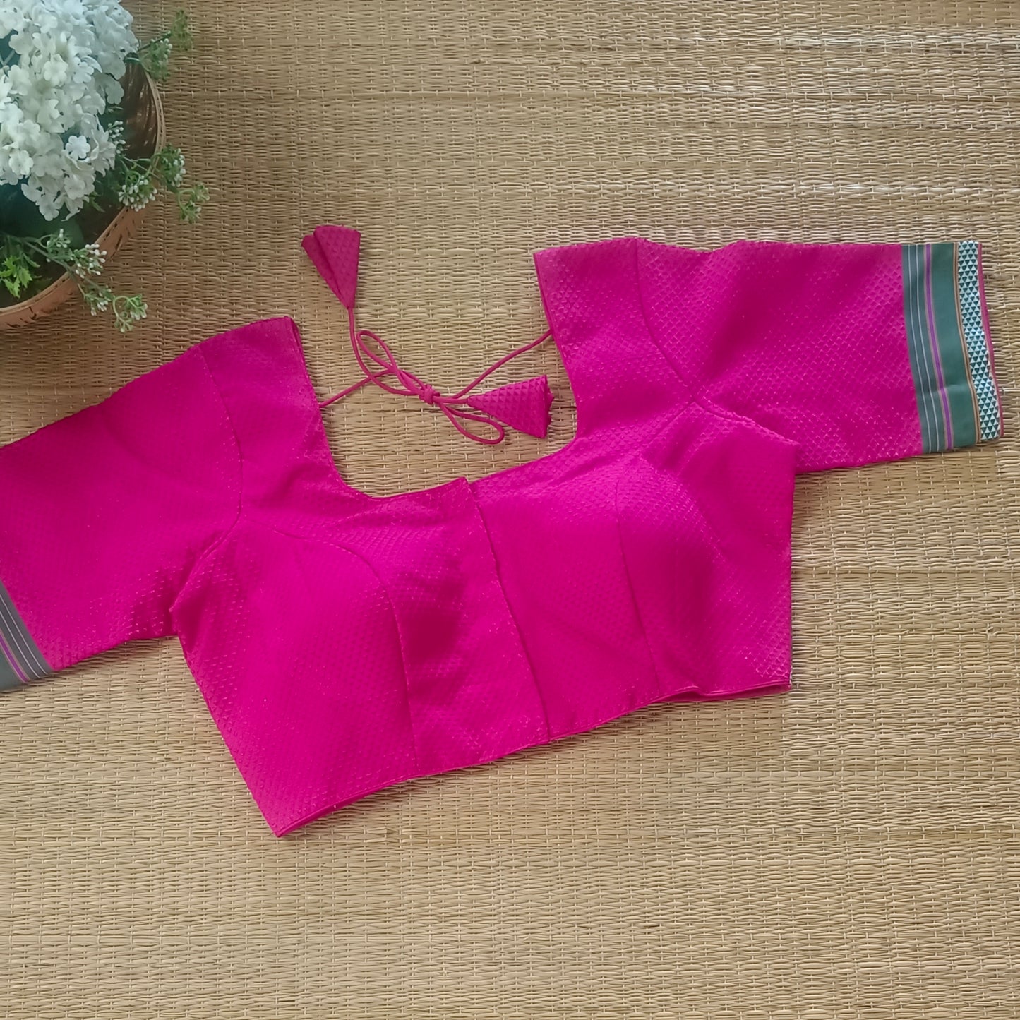 Rani Pink Kodiyal Cotton Blouse