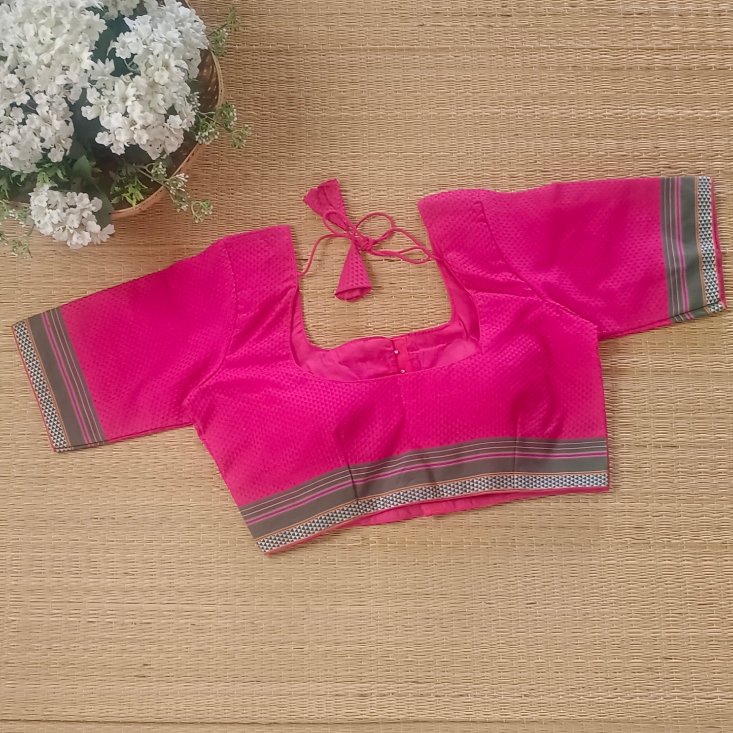Rani Pink Kodiyal Cotton Blouse