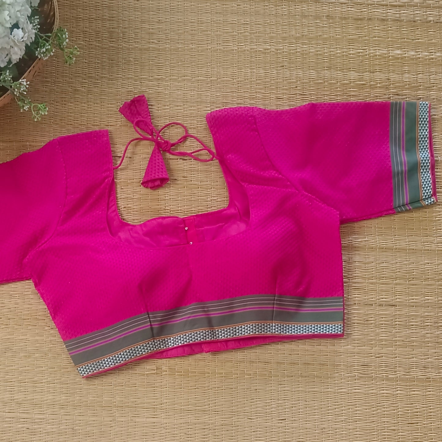 Rani Pink Kodiyal Cotton Blouse