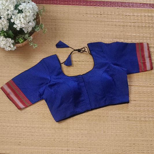 Royal Blue Kodiyal Cotton Blouse