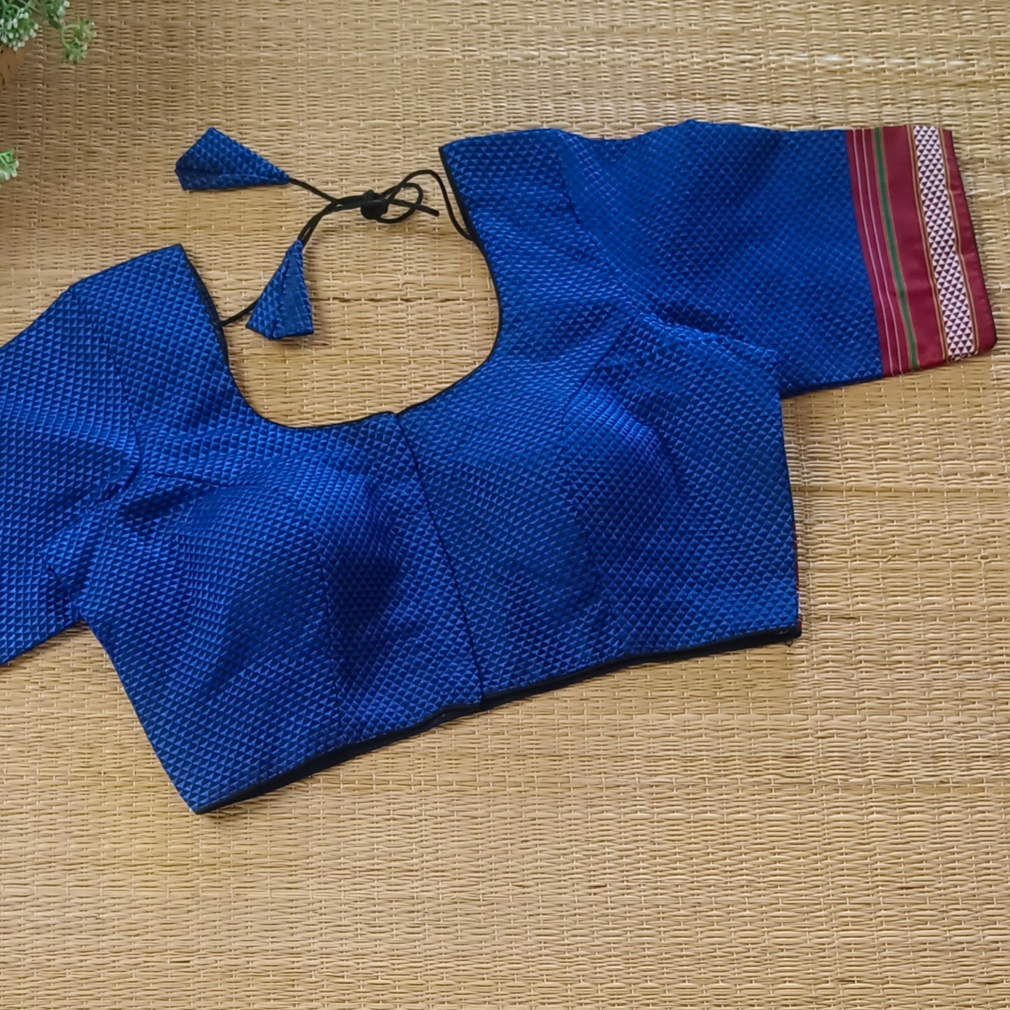 Royal Blue Kodiyal Cotton Blouse