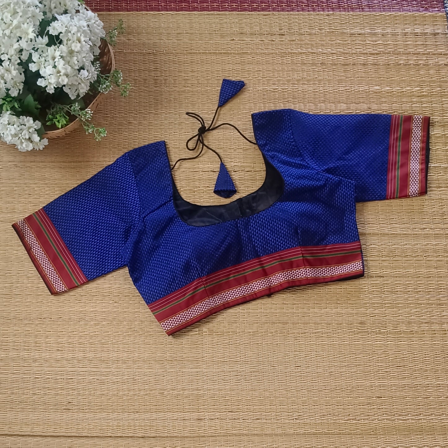 Royal Blue Kodiyal Cotton Blouse