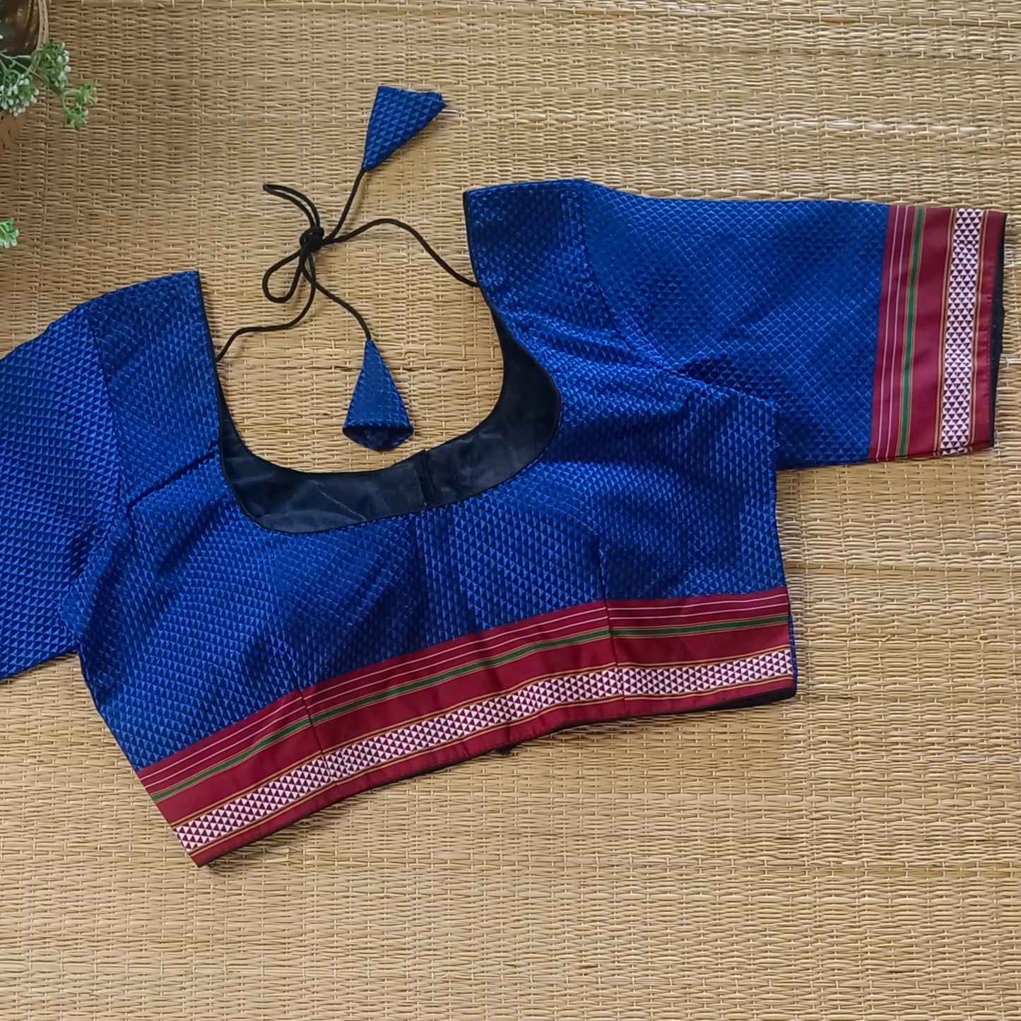 Royal Blue Kodiyal Cotton Blouse