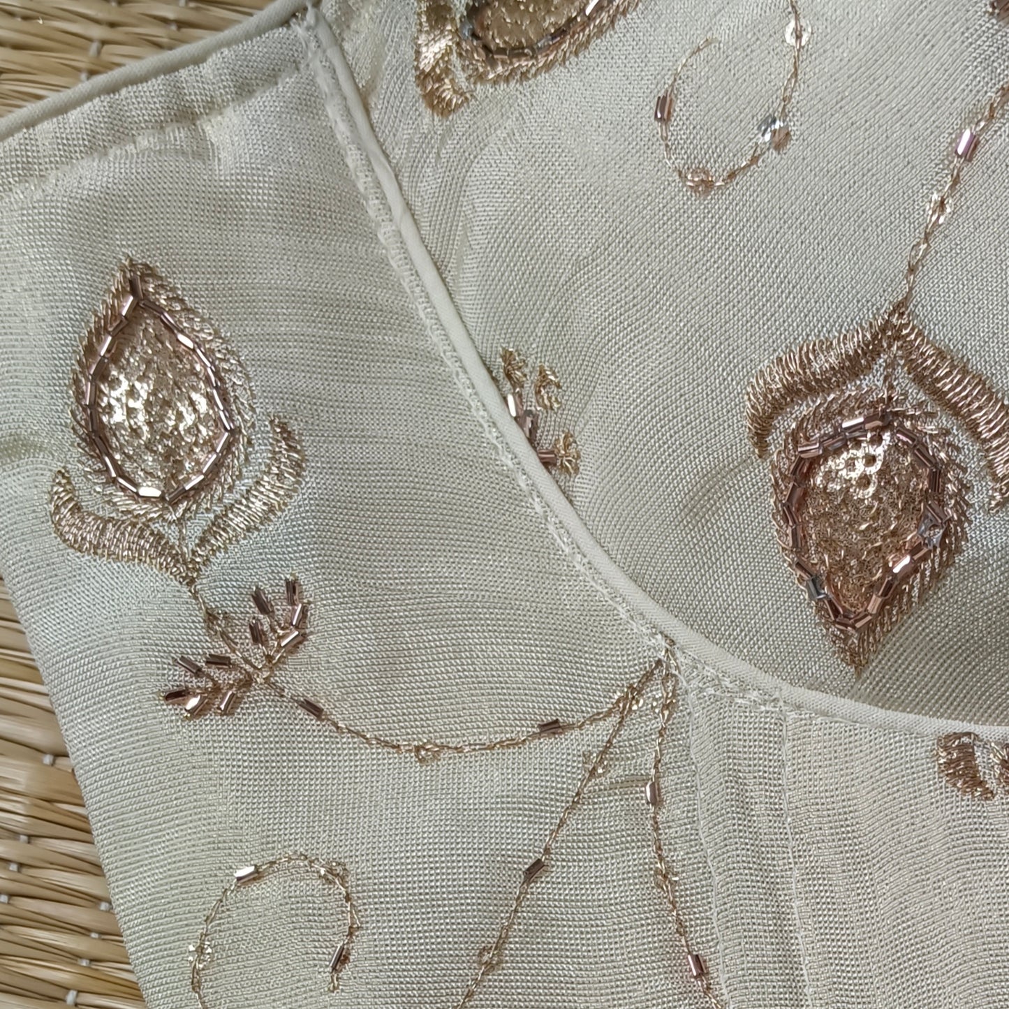 Light Golden Corset Blouse