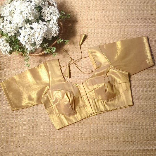 Classic Golden Tissue Blouse 3