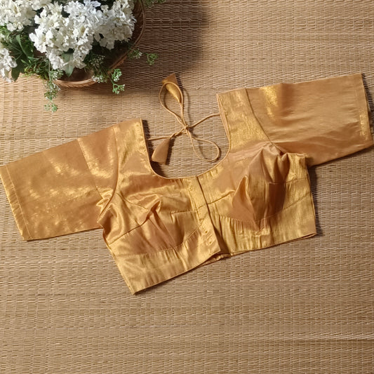 Classic Golden Tissue Blouse 2