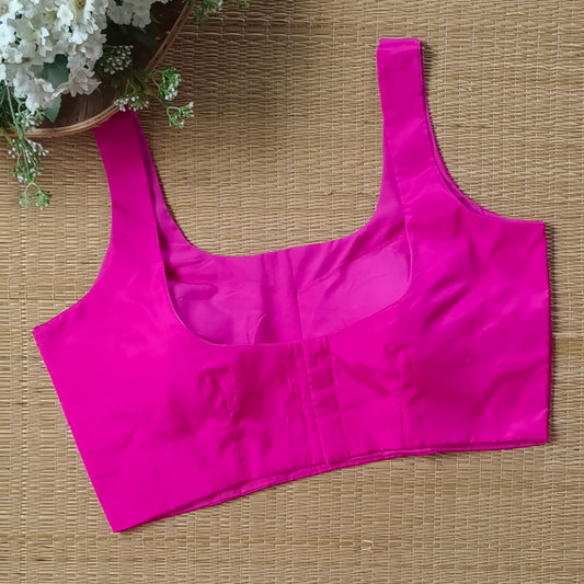 Rani Pink Classic Sleeveless Blouse