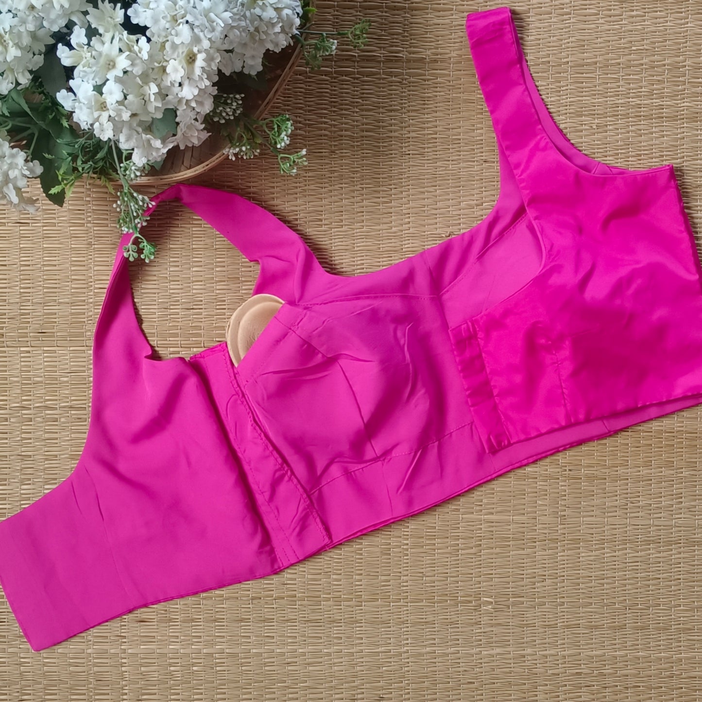 Rani Pink Classic Sleeveless Blouse