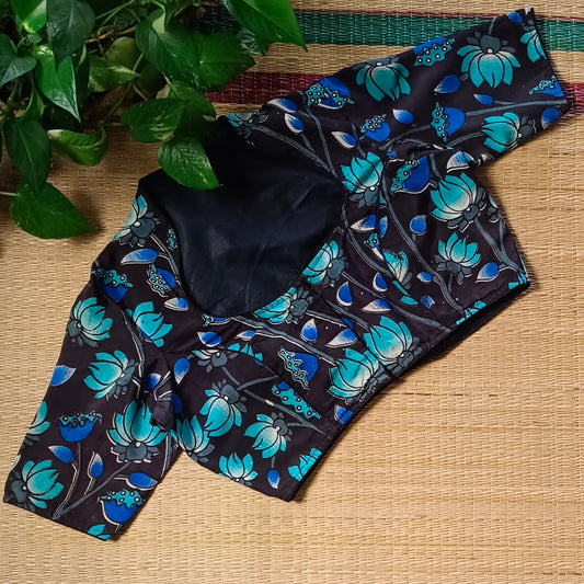 Black 1 Kalamkari Cotton Blouse