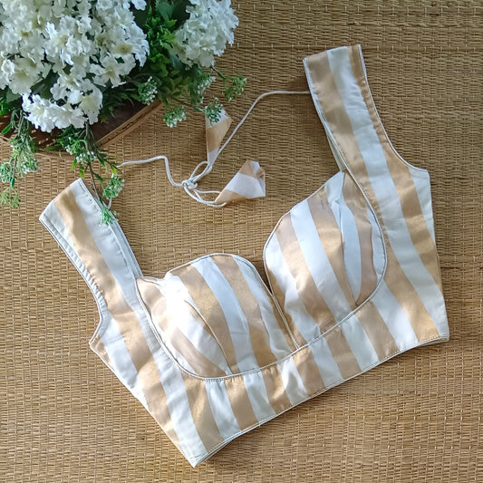 Golden 1 Sweetheart Neck Sleeveless Blouse