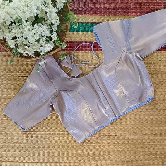 Classic Lilac Brocade Blouse(assorted)