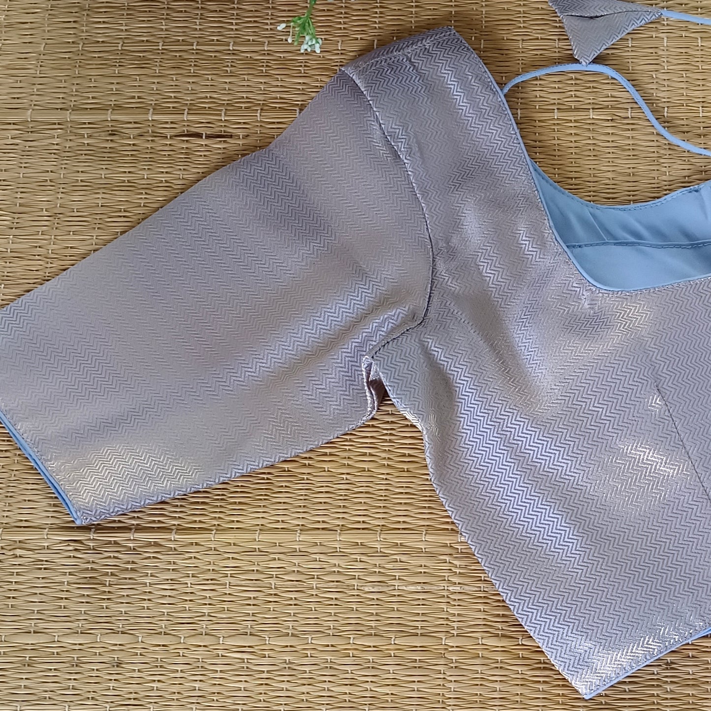 Classic Lilac Brocade Blouse(assorted)