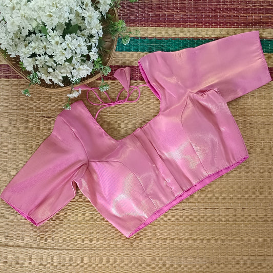 Classic Pink Brocade Blouse( assorted)
