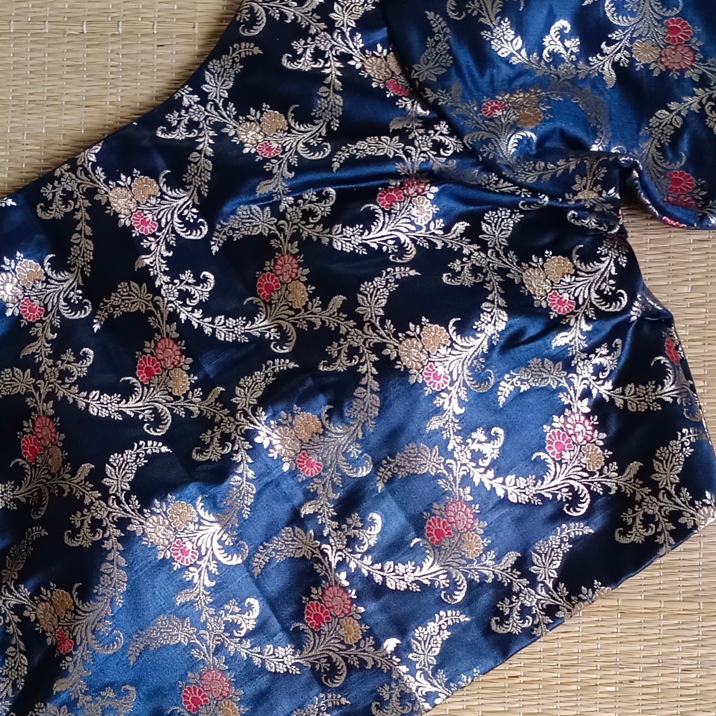 Black Banarasi Silk Blouse