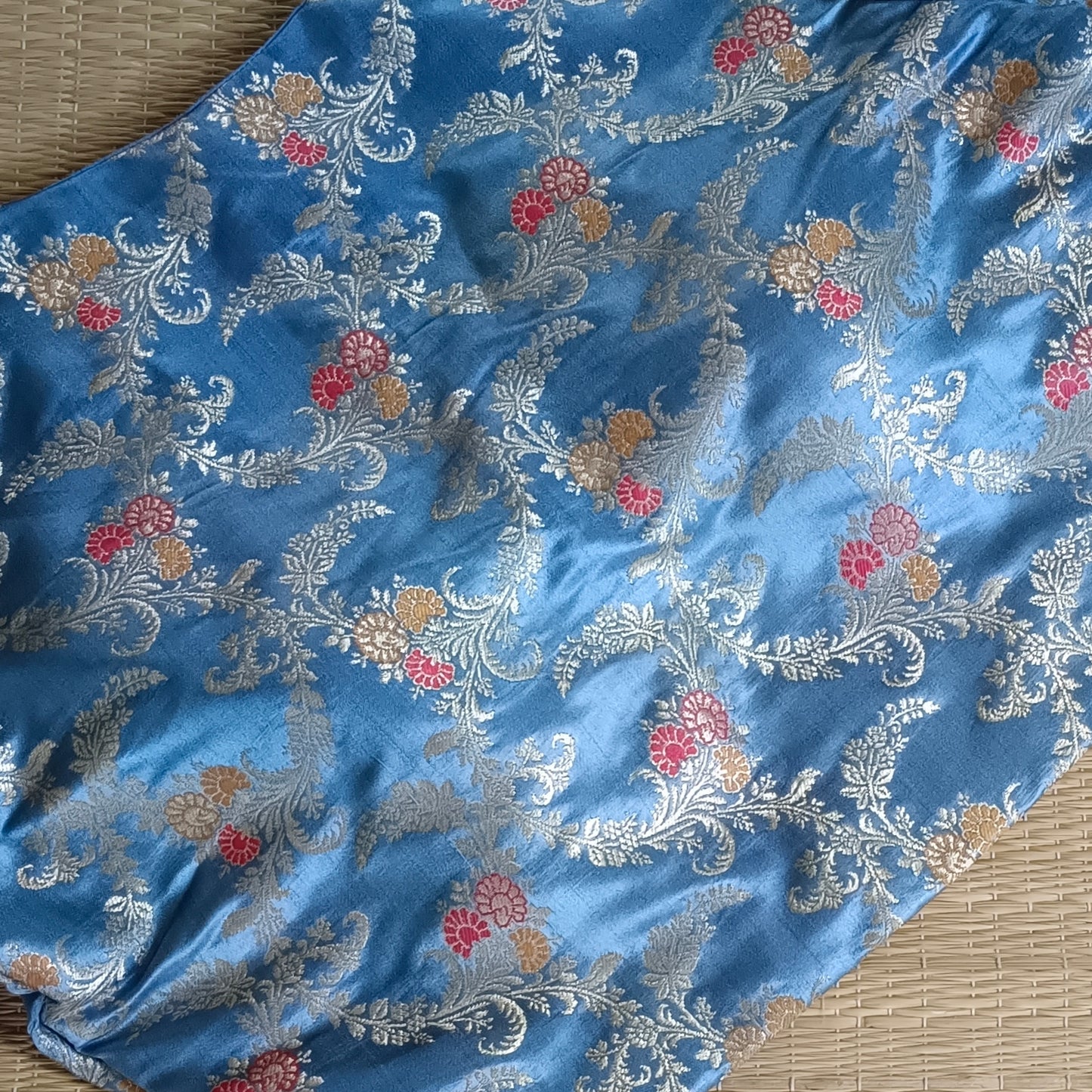 Grey Banarasi Silk Blouse