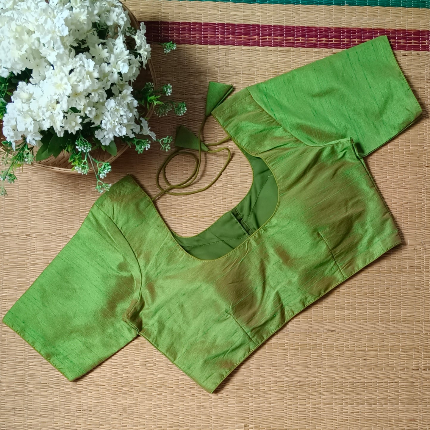 Classic Plain Light Green Shade Blouse