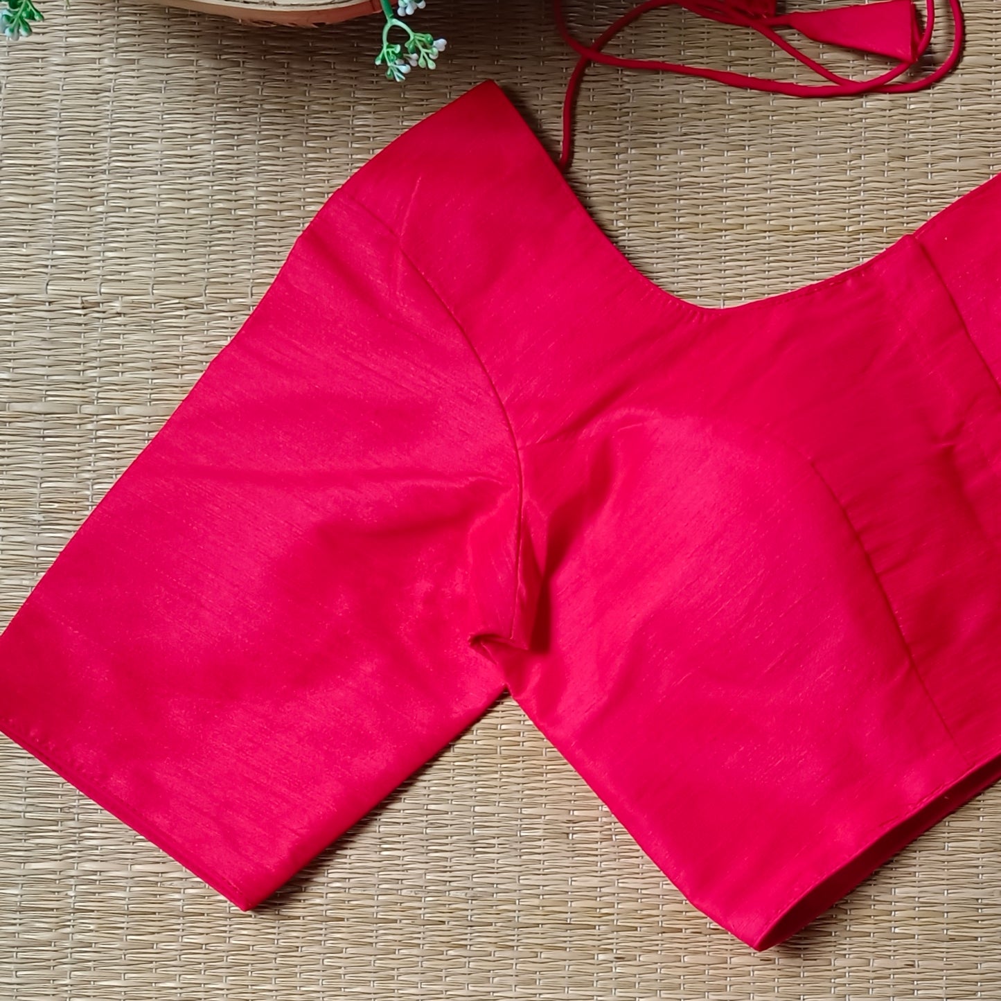 Classic Plain Cherry Red Shade Blouse