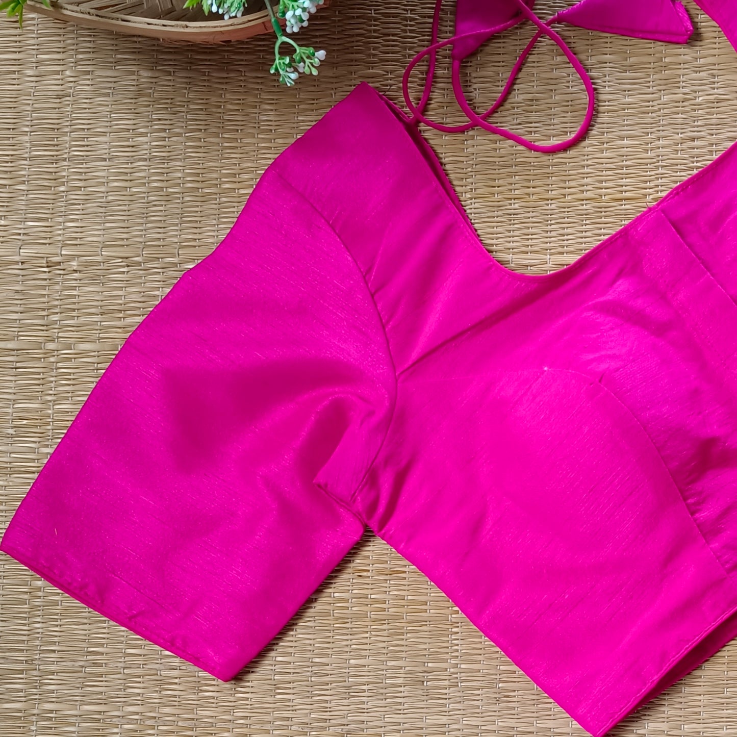 Classic Plain Rani Pink Blouse