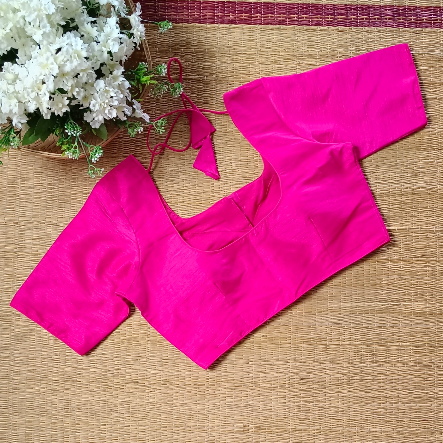 Classic Plain Rani Pink Blouse