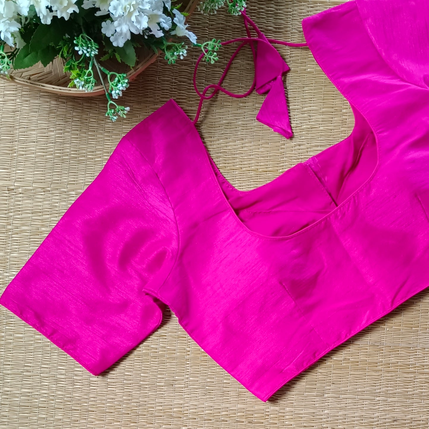 Classic Plain Rani Pink Blouse