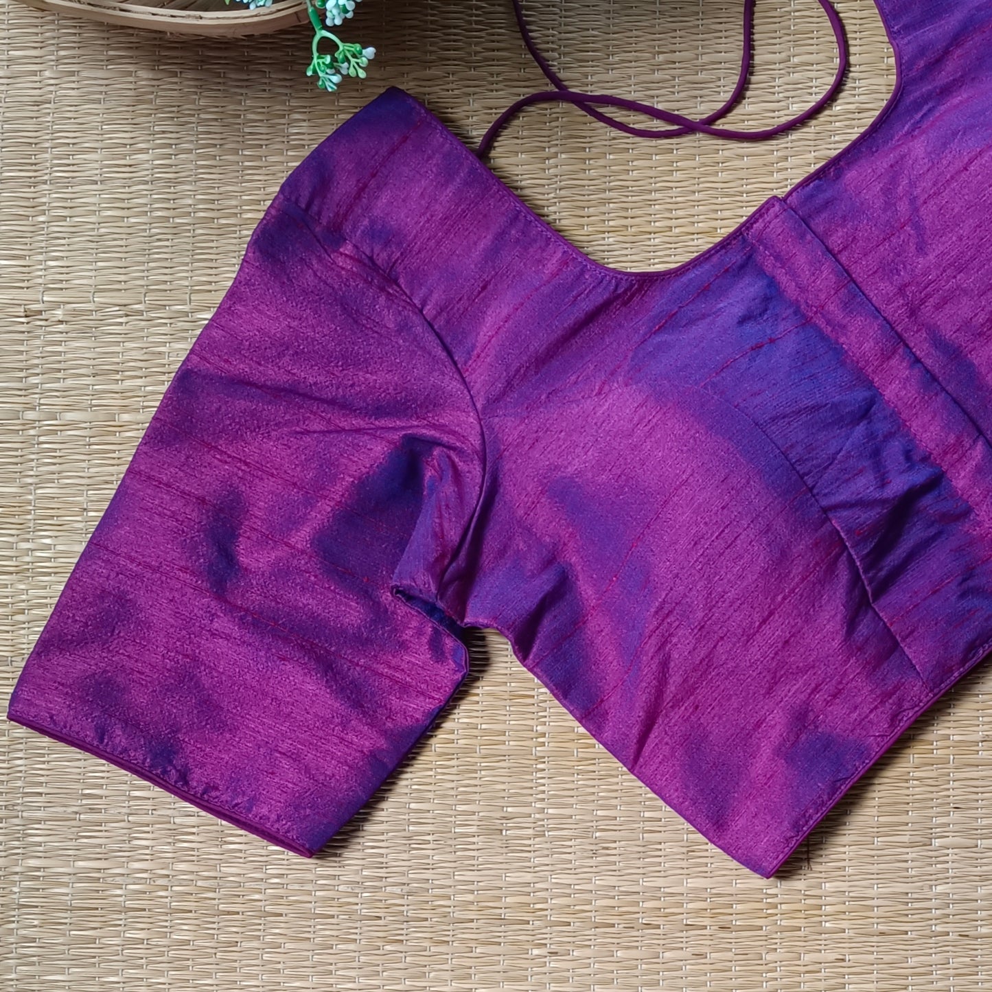 Classic Plain Dark Magenta Blouse