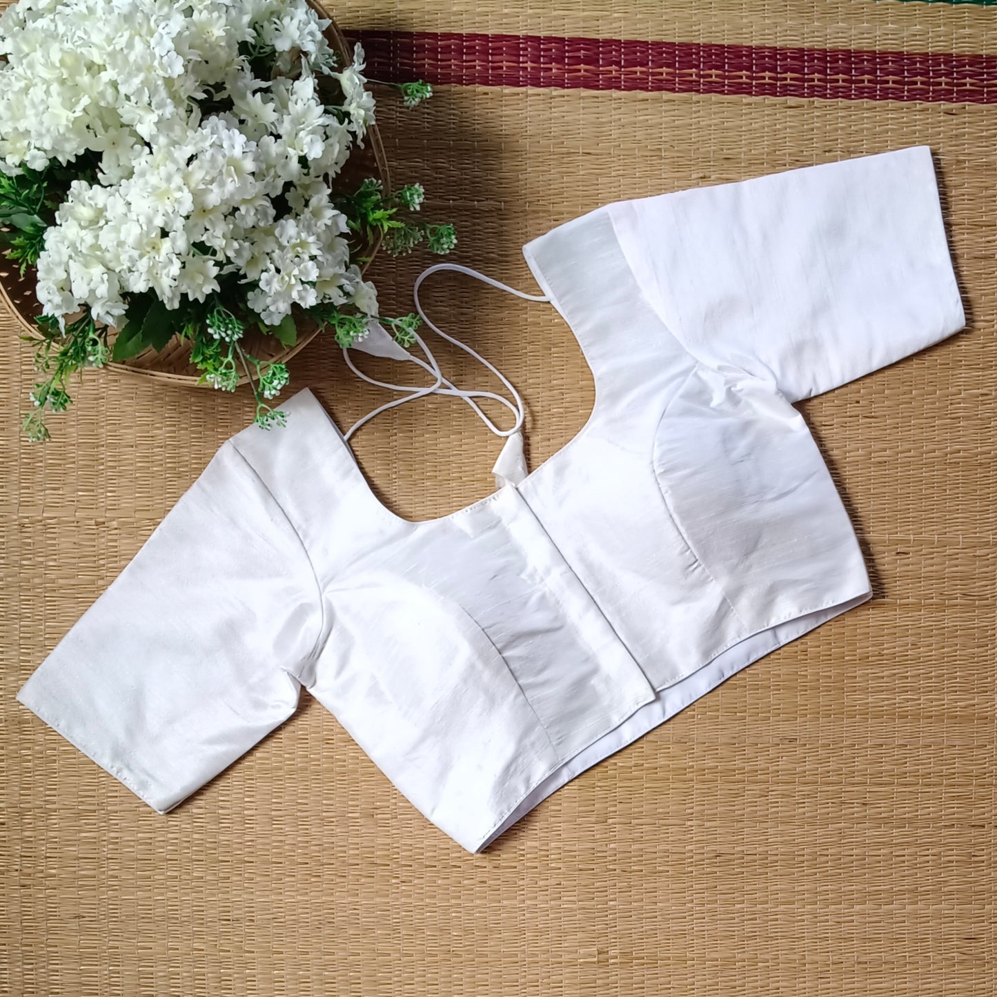 Classic Plain White Blouse