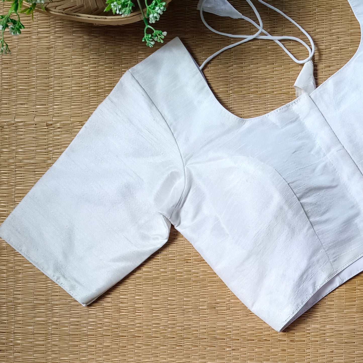 Classic Plain White Blouse