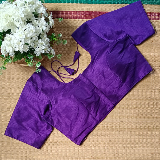 Classic Plain Purple Blouse