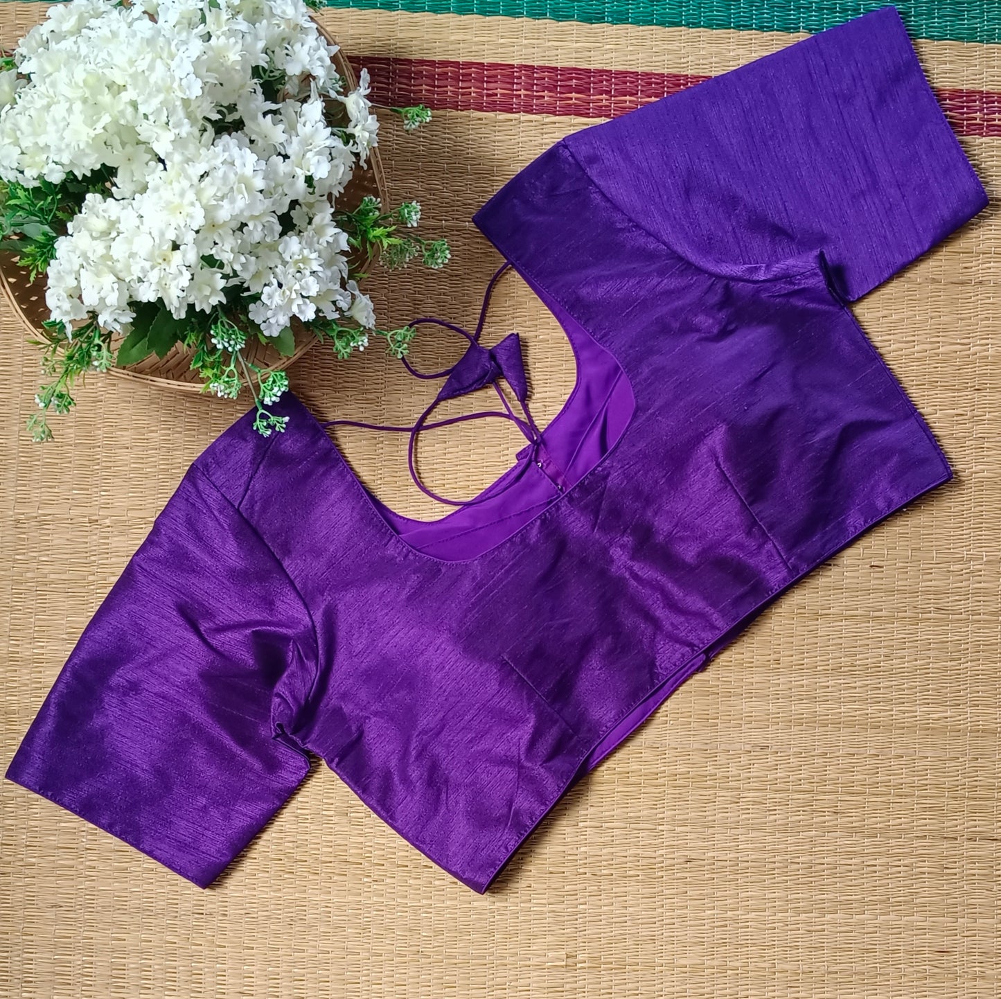 Classic Plain Purple Blouse