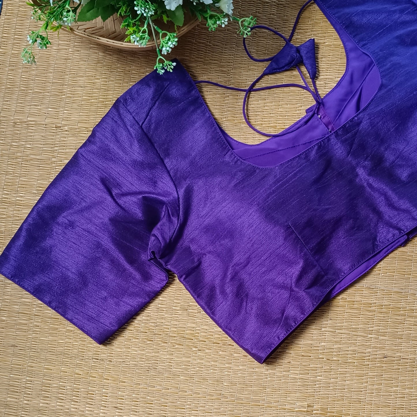 Classic Plain Purple Blouse