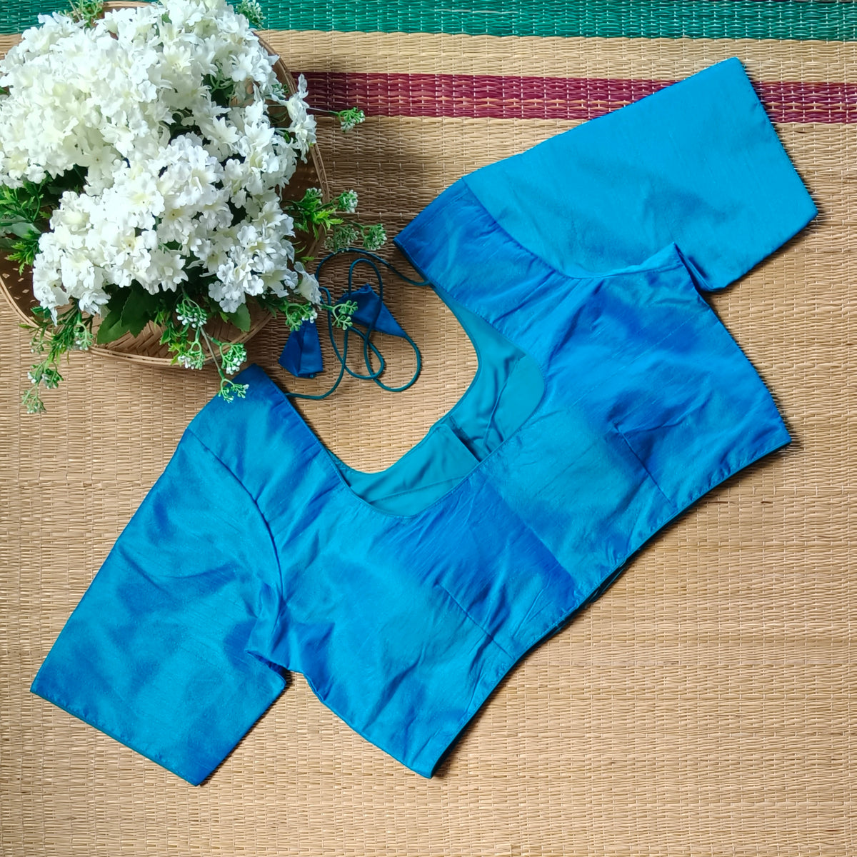 Classic Plain Dark Blue Blouse