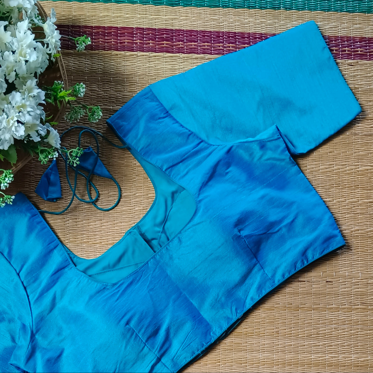 Classic Plain Dark Blue Blouse
