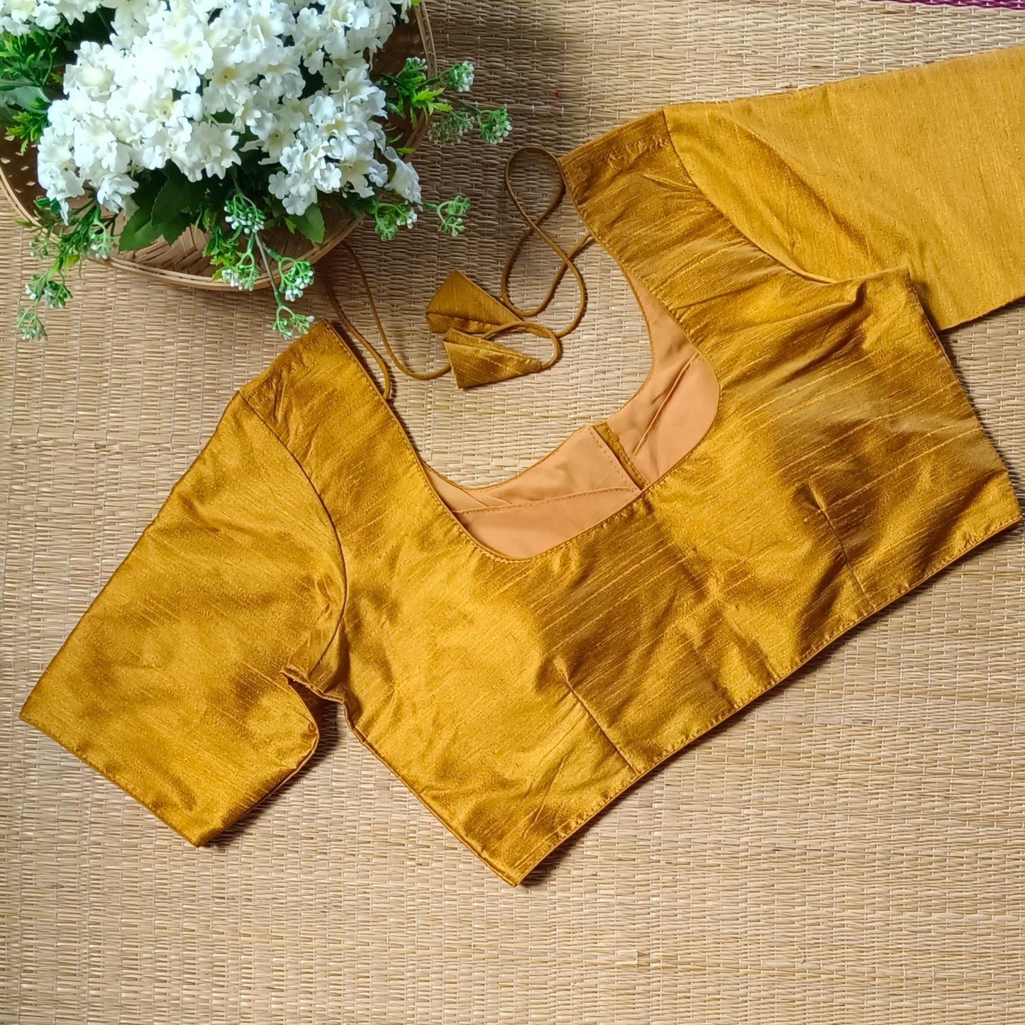 Classic Plain Mustard Blouse