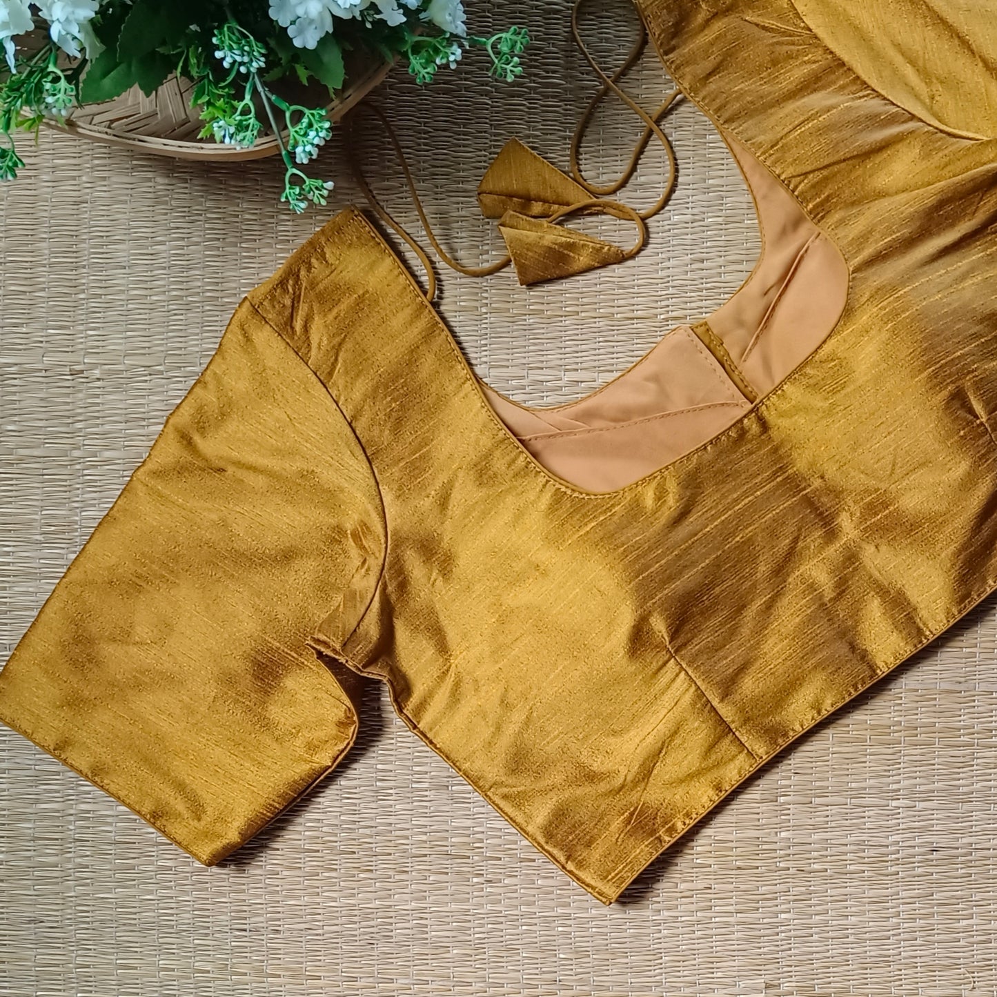 Classic Plain Mustard Blouse
